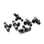DeatschWerks 16S-12-2400-6 Bosch EV14 Universal 48mm/14mm Matched Set of 6 Injectors 2400cc/min