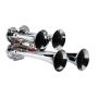 Kleinn Air Horns 141 Kleinn Chrome Quad Horn/ 12.5In/10In/7.5In/6In - Chrome-Plated Zinc Alloy