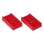 Prothane 63-73 MG MGB Gearbox Steady Rod Pad Kit - Red