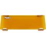 Rigid Industries 10in E-Series Light Cover - Amber -trim 4in & 6in
