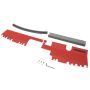 Perrin 15-21 WRX/STI Radiator Shroud (With OEM Intake Scoop) - Red