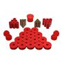 Energy Suspension 2.18104R 55-75 Jeep CJ5/CJ6 Red Hyper-Flex Master Bushing Set