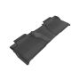 3D MAXpider 2014-2020 Toyota Tundra Double Cab Kagu 2nd Row Floormats - Black