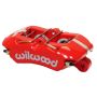 Wilwood 120-16190-RD Caliper-Forged Dynapro 4 5.25in Mount-Red-Universal 1.38/1.38in Pistons .81in Disc