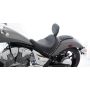 Mustang Motorcycle 79626 Mustang 10-21 Honda VT1300CX Fury Wide Touring Solo Seat w/Driver Backrest Studs - Black