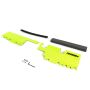 Perrin 15-21 WRX/STI Radiator Shroud (With OEM Intake Scoop) - Neon Yellow