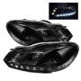 SPYDER 5012111 Projector Headlights - DRL - Black