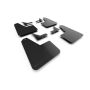 Rally Armor MF128-UR-BLK-MBK Black Mud Flap/Metallic Black Logo