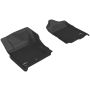3D MAXpider 2016-2019 Nissan Titan Crew Cab Kagu 1st Row Floormat - Black