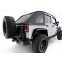 Rampage 88737 07-18 Jeep Wrangler JK Unlimited TrailCrawler Rock Slider & Rocker Guard - Black