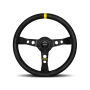 MOD 07 Steering Wheel Black Suede