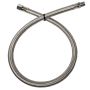 Kleinn Air Horns 30203 Kleinn 28In Stainless Steel Braided Leader Hose Extension - 1/4In F NPT Inlet/ 1/4In M NPT Outlet