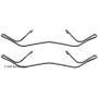 BECK/ARNLEY 084-1798 DISC BRAKE HRDWR KIT