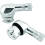 BikeMaster 151790 Valve Stem 2/Piece Pack Silver