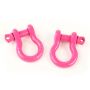 Rugged Ridge Pink 3/4in D-Ring Shackles