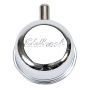 EDELBROCK EDE4410 Round Breather w/90 Deg. Nipple