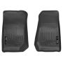 Husky Liners 07-12 Jeep Wrangler WeatherBeater Black Floor Liners