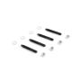 Cometic Gasket CF1005 Cometic Carburetor Studs 2in Black Oxide Finish - With Bullet Tip