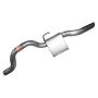 Walker Exhaust 55343 Direct Fit Exhaust Resonator and Pipe Assembly 2.75
