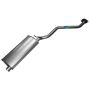 Walker Exhaust 56096 Direct Fit Exhaust Resonator and Pipe Assembly 2.5