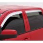 AVS 07-18 Toyota Tundra Double Cab Ventvisor Front & Rear Window Deflectors 4pc - Chrome
