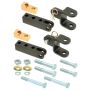 RockJock TL/LJ Tow Bar Mounting Kit Front Bolt-On w/ Mounting Hardware Fits OEM & Most Bumpers