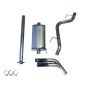 JBA 40-2544 15-20 Ford F-150 2.7L/3.5L/5.0L 409SS Pass Side Dual Exit Cat-Back Exhaust