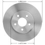 BENDIX DRUM & ROTORS PRT5041 BENDIX Disc Brake Rotor