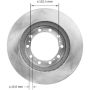BENDIX DRUM & ROTORS PRT5345 BENDIX Disc Brake Rotor