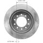 BENDIX DRUM & ROTORS PRT5911 BENDIX Disc Brake Rotor