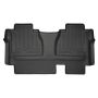 Husky Liners 14-15 Toyota Tundra Double Cab Pickup Weatherbeater Black 2nd Seat Floor Liners