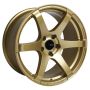 Enkei 485-780-8045GG T6S 17x8 45mm Offset 5x100 Bolt Pattern 72.6 Bore Gold Wheel