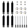 QA1 6Q9R-DRY-6PK 24.30 Eye-B/Eye-B V-None Dry Shock Large Aluminum Coilover 15.38 - 6 Pack