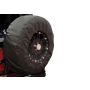 Rampage 783235 1999-2019 Universal Tire Cover With 17 Inch Window - Black Diamond