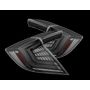 AlphaRex 676000 16-21 Honda Civic Hatchback/ Type-R FK8 Nova-Series LED Tail Lights (Pair) - Alpha Black