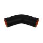 Mishimoto 3in. 45 Degree Silicone Coupler - Black