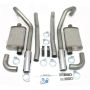 JBA 40-2655 65-70 Ford Mustang 260-428 409SS Dual Under Rear Valance Header Back Exhaust