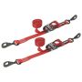 SpeedStrap 1 1/2In x 10Ft Ratchet Tie-Down (2 Pack) - Red