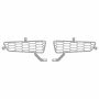 Putco 86168 15-20 Ford F-150 Raptor - Hex Style - Polished SS Bumper Grille Inserts