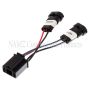 NAMZ NHAP-01 14-23 Road King Models Headlight Adapter Pigtail w/Mating H9 & H11 to H4 Connector