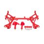 BMR 93-02 4th Gen F-Body K-Member LT1 Motor Mounts Pinto Rack Mounts Red
