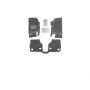BedRug 2018+ Jeep JL 4 Door BedRug 3pc Front Floor Kit