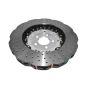 DBA 53002WSLVXD 14-18 Audi RS7 (w/Iron Rotors) Front 5000 Series Cross Drilled Rotor w/Silver Hat