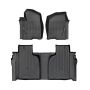 WEATHERTECH WEA441436-1-2 Black Front and rear Flo orliners