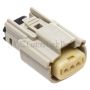 NAMZ NM-33471-0302 07-23 V-Twin FL Models Molex MX-150 3-Position Female Connector - Gray (72514-07GY)