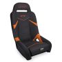 PRP Seats A7301-PORXP-207 PRP GT3 Suspension Seat - Black/Orange
