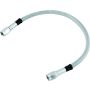 TwinPower 035954 Twin Power 54 Inch Clear Coated Dot Stainless Steel Hose AN-3