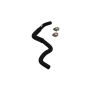 CRP PRODUCTS PSH0402 Rein OE Quality Power Steering Return Rubber Hose w/ Clamps