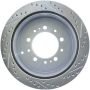 StopTech Select Sport 13-17 Toyota Land Cruiser Drilled / Slotted Rear Passenger-Side Brake Rotor