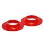 Energy Suspension Universal 2 1/8in ID 4 1/8in OD 13/16in H Red Coil Spring Isolators (2 per set)